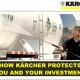 Мойка высокого давления с нагревом воды Karcher HDS 1000 De на видео