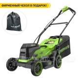 Газонокосилка аккумуляторная GreenWorks GD24X2LM361 2х4 Ач в Воронеже