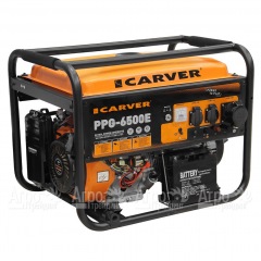 Бензогенератор Carver PPG-6500E 5 кВт в Воронеже