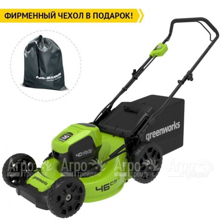 Газонокосилка аккумуляторная GreenWorks GD40LM46HP 4 Ач  в Воронеже