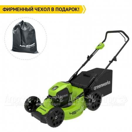 Газонокосилка аккумуляторная GreenWorks GD40LM46HP (без аккумулятора и зарядного устройства) в Воронеже