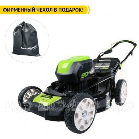 Газонокосилка аккумуляторная GreenWorks GD80LM53 80V DigiPro (без батареи и зарядного устройства) в Воронеже