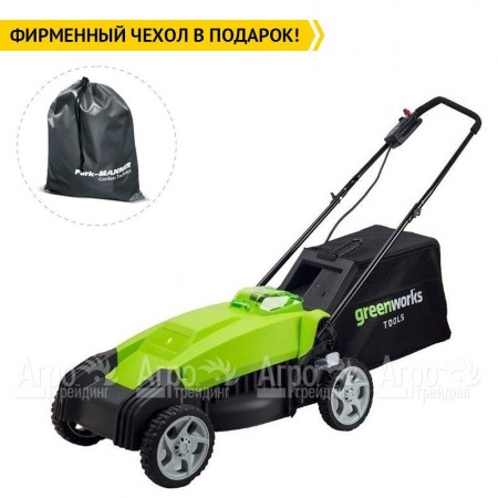 Газонокосилка аккумуляторная GreenWorks G-Max G40LM35 40V 35 см (без аккумулятора и ЗУ) в Воронеже