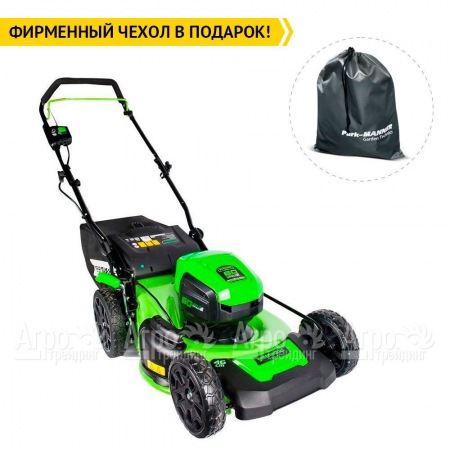 Газонокосилка аккумуляторная GreenWorks GD60LM46SPK4  в Воронеже