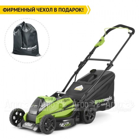 Газонокосилка аккумуляторная GreenWorks GD40LM45K6 в Воронеже