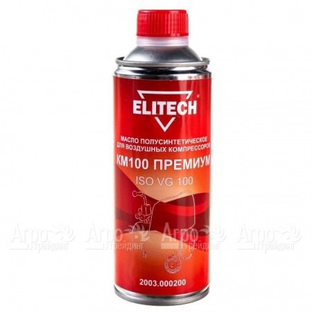 Масло полусинтетическое Elitech КМ100 2003.000200 ISO 100 0.45 л для воздушных компрессоров  в Воронеже
