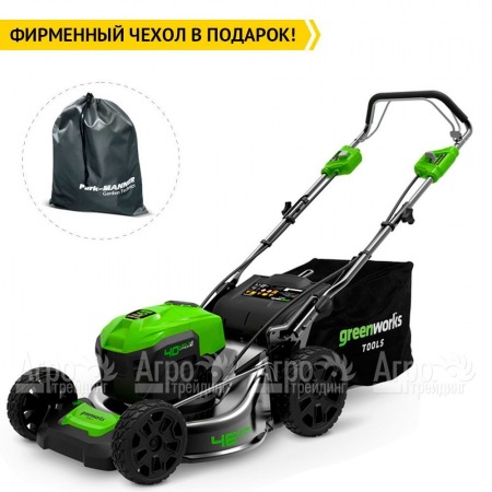 Газонокосилка аккумуляторная GreenWorks GD40LM46SPK4  в Воронеже
