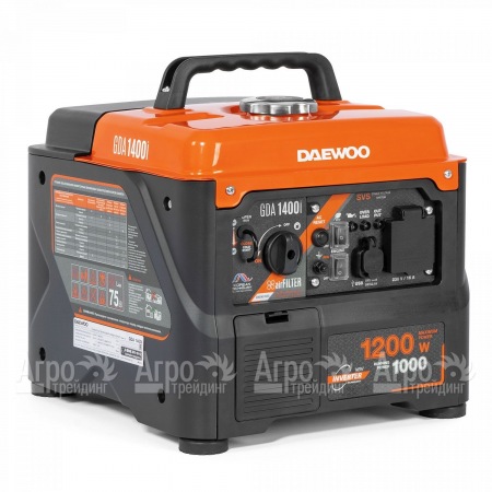 Инверторный бензогенератор Daewoo GDA 1400 i 1 кВт в Воронеже