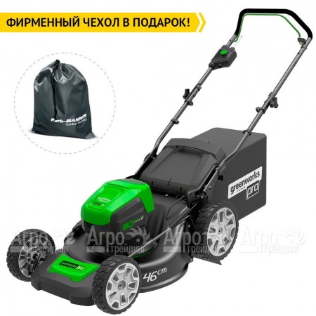 Газонокосилка аккумуляторная GreenWorks GD80LM46K4  в Воронеже