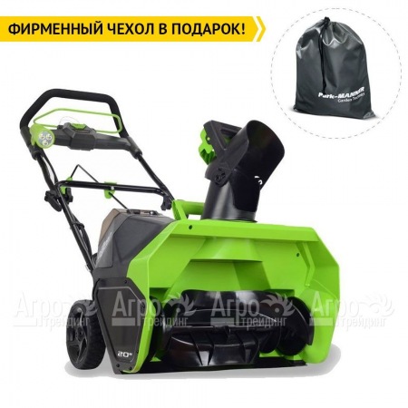 Снегоуборщик аккумуляторный GreenWorks G-Max GD40ST (без батареи и зарядного устройства) в Воронеже